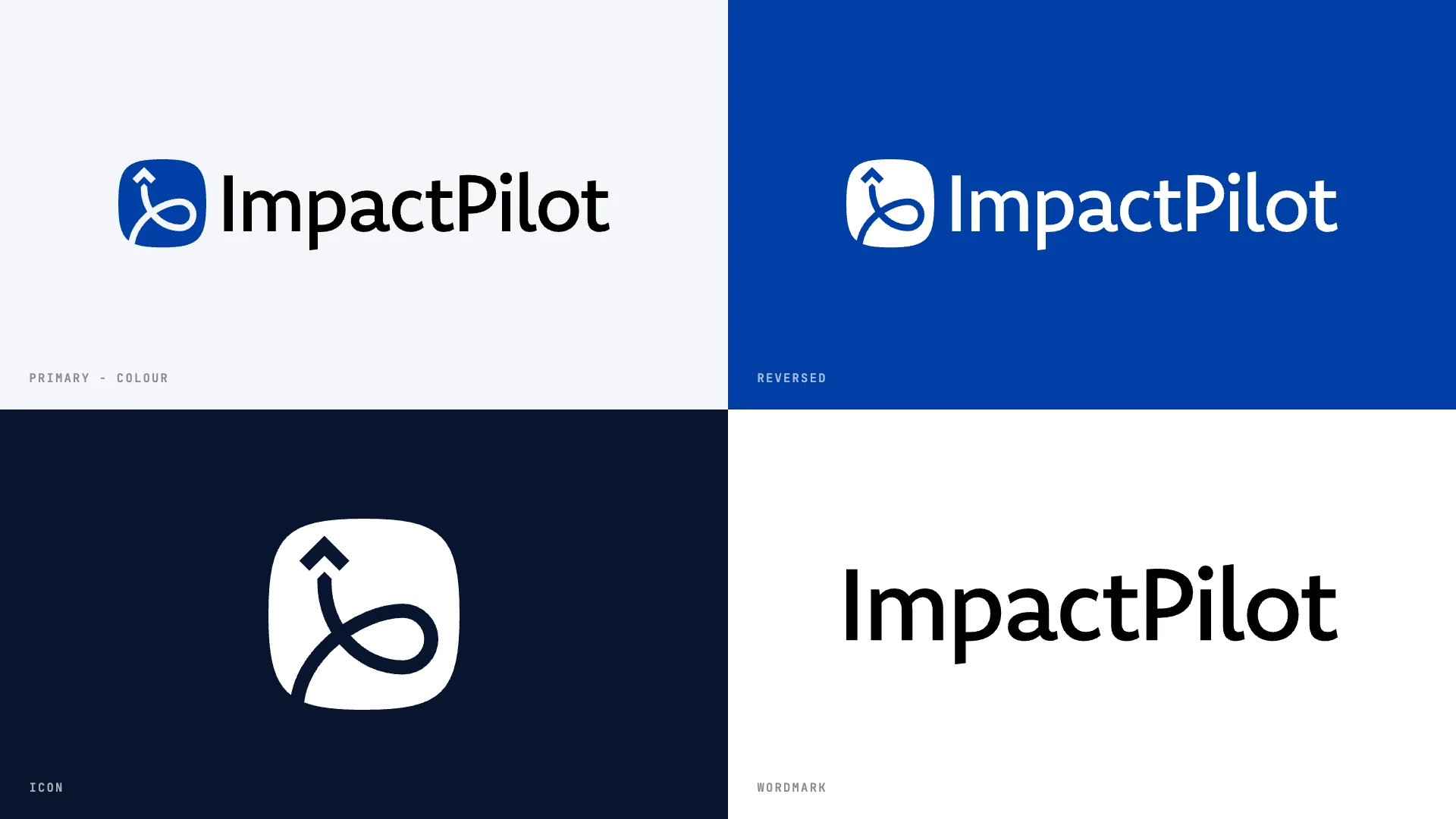 ImpactPilot logo lockups