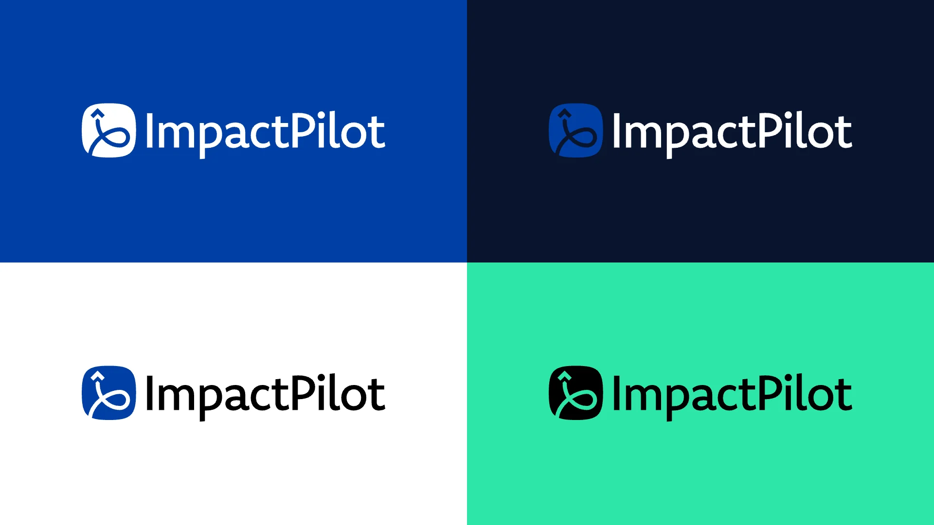 ImpactPilot logo colour pairings
