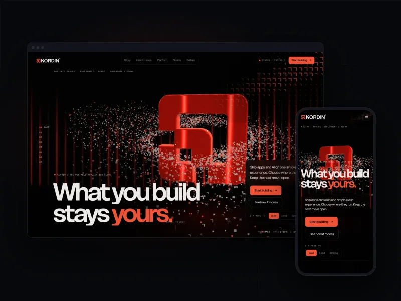 KORDIN® - Full Brand, 3D Web & Brand OS case study by Vizura Studio